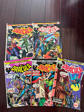 Marvel Comics Group Tomb of Dracula Comic Lot #22 #29 #30 #33 #34 (1974) picture