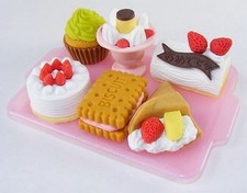 Japanese Iwako Cake Dessert Party Eraser Set #0891 S-3018 picture