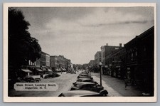 Main Street Looking South Danville New York Appliance Store Postcard picture
