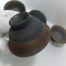 Bizen Ware Sake Cup 69 Showa Retro Antique First Generation Konishi Toko used picture
