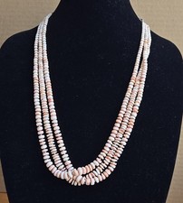Vintage Native American Indian Fetish Necklace Spiny Oyster picture