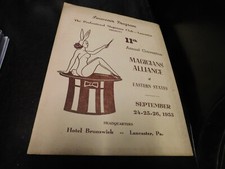 Magic Convention Program / Magicians M.A.E.S Magicians Alliance 1953 11th picture