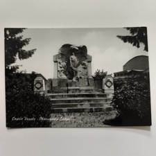 CASALE PEOPLE MONUMENT FALLEN BLACK AND WHITE POSTCARD UNTRAVELED picture