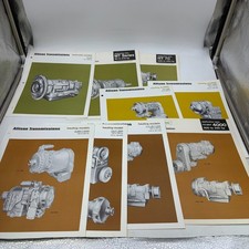 Lot 9 Detroit Diesel Allison Transmission Sales Brochures AT540 MT HT70 CLT CRT picture
