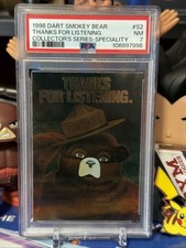 1996 Dart Smokey Bear Thanks For Listening Collector’s Series Speciality Pop 1 picture
