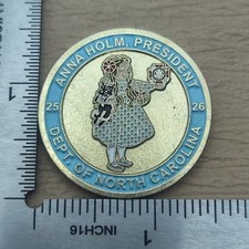 VFW Life Member Auxiliary #10225, Garner Nc  Challenge Coin picture