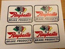 Vintage Decals - Raybestos Brake Products - Vintage Stickers Lot of 4 New NOS picture