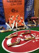 CASE XX RED LETTER KNIFE SET STAG-1978-MINT,BOX picture
