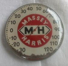 Original Vintage Massey Harris Working Thermometer picture