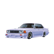 Aoshima: 1/24 Nissan Cedric 4DR HT Brougham (430) 1981 Scale Model Kit #6 Brand picture