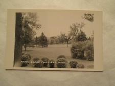 RPPC Park Scene Madison Minnesota MN Real Photo Postcard picture