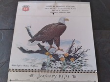 Vintage 1979 Columbus Phillips 66 Calendar Nebraska Nebr Neb NE John Lohr  picture