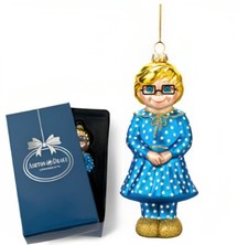 The Ashton - Drake Galleries Mrs. Beasley Glass Ornament Issue #9 5.5