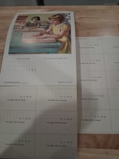 Vtg 1960s Lithographs Blind Children Reading Braille Methodist Teaching Verses picture