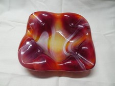 vintage akro agate marble ashtray picture