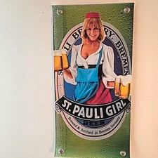 St. Pauli Girl Vintage  Vinyl Banner 1'X2' picture