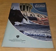 1975 rand mcnally Road Atlas Travel guide Book USA Canada Mexico COLONIAL PENN picture