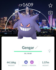 1x Gengar Night Out Background Trade – Pokémon GO | Quick Delivery ⚡ picture
