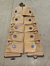 ORIGINAL WWI US ARMY M1903 RIFLE M1910 INFANTRY FIELD 10 POCKET AMMO BELT-MILLS picture