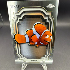 Topps 2024 Topps Chrome Pixar Disney Marlin Die-Cut #106 Finding Nemo picture