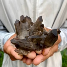 178G Natural Smoky Black Quartz Cluster Crystal raw Specimen Healing picture