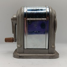Vintage Boston Ranger 55 Pencil Sharpener 6 Hole Adjustable Made inUSA picture