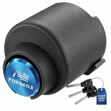 Heavy Duty ForgedX Trailer Lock, Anti Theft for 2 5/16-Inch Couplers, Blue picture