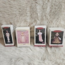 Lot of 4 Hallmark Barbie Keepsake Ornaments Vintage 1996 Holidays picture