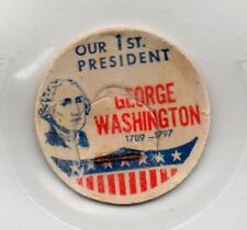 Milk Bottle Cap - Our 1st President - George Washington - (1789-1797) -(1/5/16