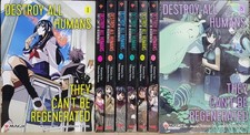 Destroy All Humans They Can't Be Regenerated Manga 1-8 English New Viz  *READ* picture