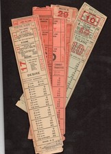 12 Vintage 1947 Desire Streetcar Line Ticket New Orleans Louisiana + 11 others picture