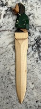 Vintage 1950โs Dartmouth College ANRI Hand Carved Hand Painted Letter Opener. picture