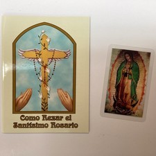 Como Rezar el Santísimo Rosario. How To Pray The Rosary. Libro Oraciones Novena picture