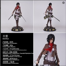 H30CM Attack on Titan Mikasa Statue Anime Model Figure Collectibles Xmas Gift picture