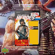 Rambo Sylvester Stallone GI Joe Toy Style Cardback Custom Trading Card 80s picture