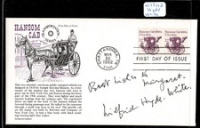 Wilfred Hyde White Signed 1st Day Cover AUTO -Over 1000 First FDC Auto's 4 sale picture