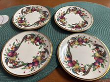 4-Lenox Holiday Tartan Bread plates Unused Beautiful picture