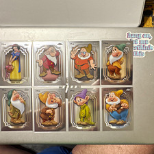 2024 Topps Chrome Disney Snow White & Dwarfs Grumpy Dopey (8-Card Lot) #6-#13 picture