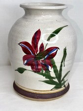 Floral Vintage Pottery Vase picture