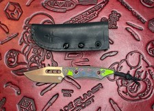 Heretic Knives Kobold Fixed Blade Bronze 80's Camo Carbon S/N #077 picture