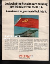 1967 Print Ad  for Expo 67 in Montreal, Canada picture