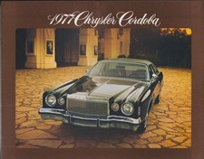 NOS 1977 CHRYSLER CORDOBA Sales Brochure Catalog 318 360 400 Mopar B-body picture