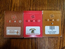 Gemaco Casino Playing Cards Lot Of 3 picture