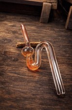 HOT RAILER Glass Tobacco Water Pipe | Borosilicate Straw | Functional Art picture