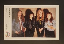 2019 Metallica Swedish Gum Rock Shot Serie Q #40 Cliff Burton picture