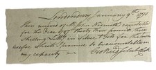 Revolutionary War NH Brigadier General George Reid Signed Antique 1790s Document picture