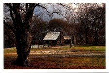 The Hermitage Original Cabin Home of Andrew Jackson Nashville TN 1990 Postcard picture