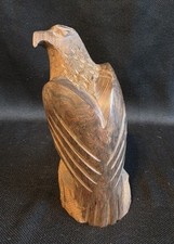 Vintage Hand Carved Desert Ironwood Eagle Statue 9