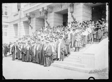 Constantinople Turkey 1920 American Girls College faculty students group picture