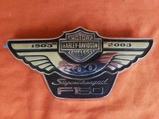 Harley-Davidson 100th Anniversary 1903-2003 Supercharged F-150 Fender Emblem. picture
